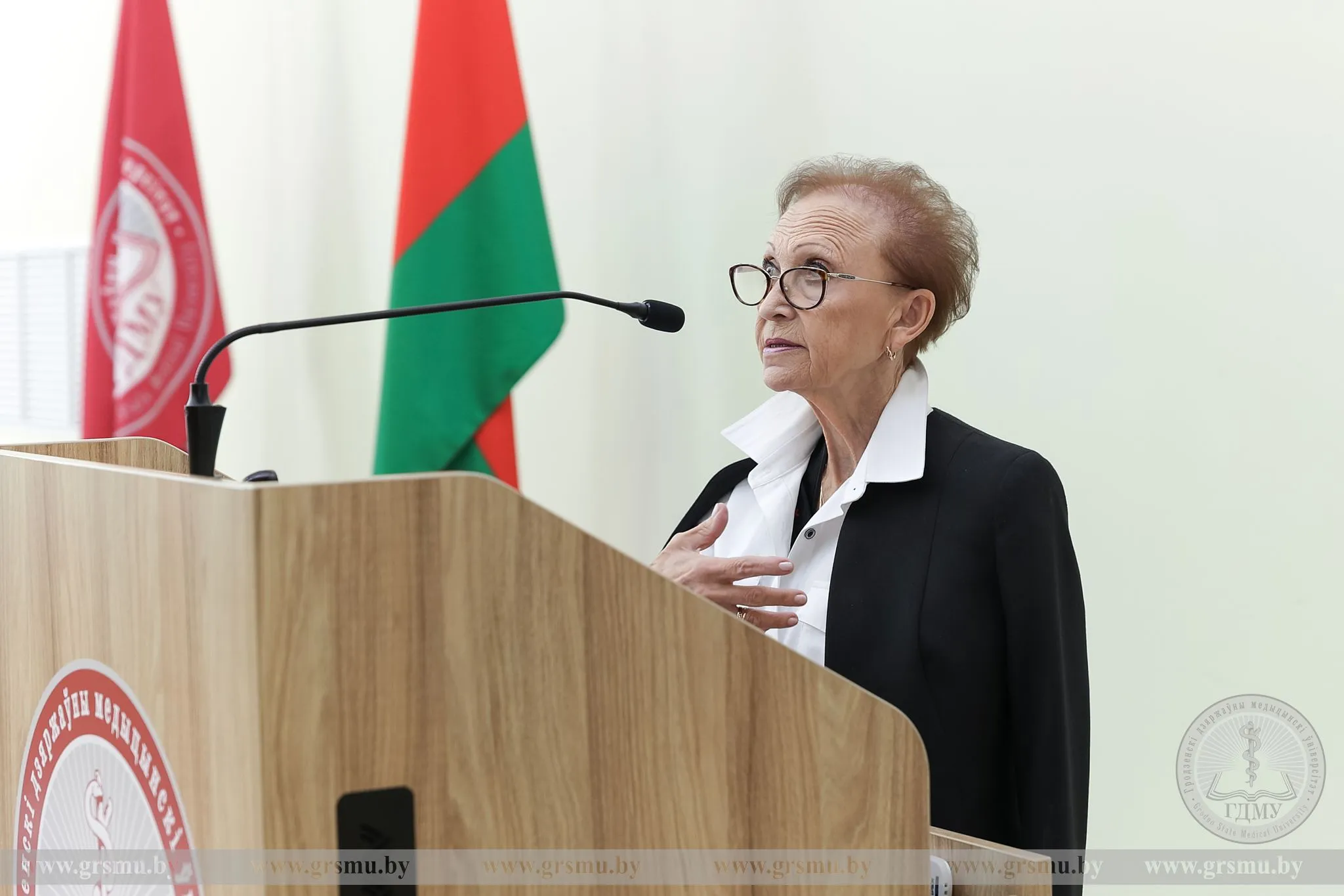 В ГрГМУ прошла открытая лекция Пироговой Л.А. в рамках юбилейной недели