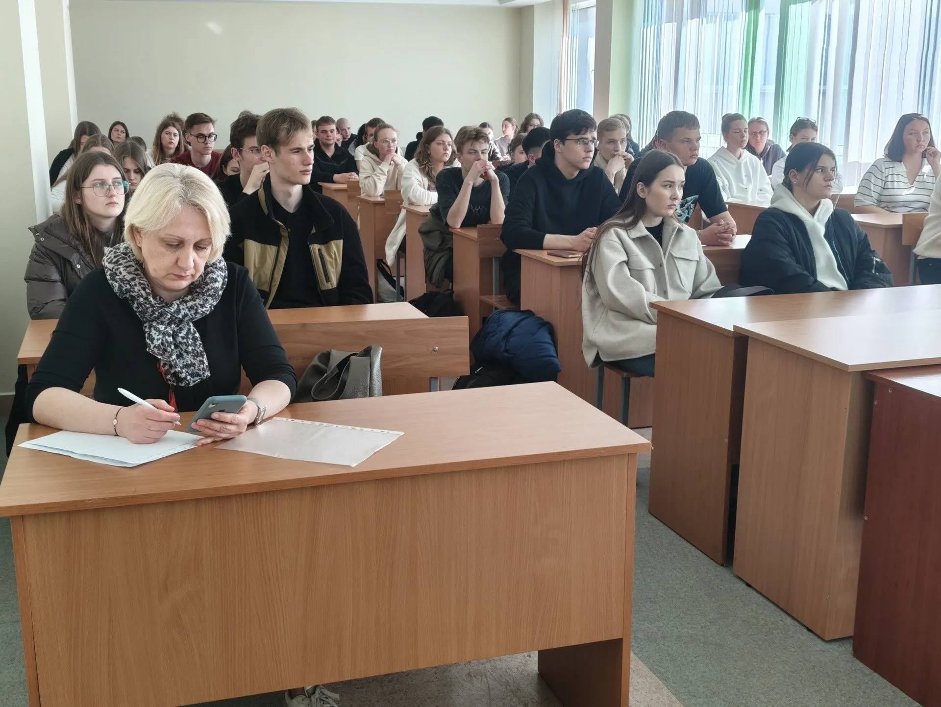 Встреча со студентами в рамках Европейской недели иммунизации