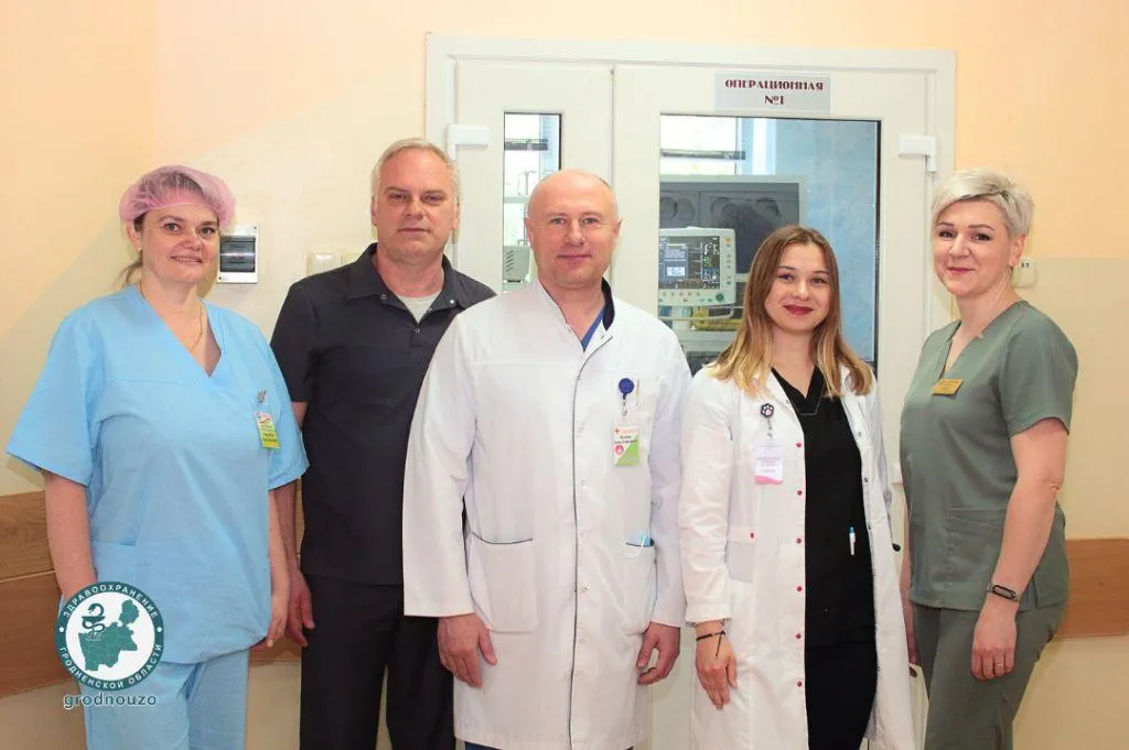 В Гродненской университетской клинике впервые использовали метод симультанной е-ТЕР пластики для лечения двух грыж