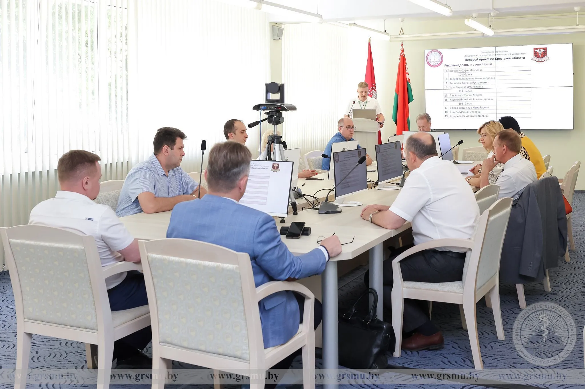В ГрГМУ прошло заседание приемной комиссии по зачислению абитуриентов, поступающих на условиях целевой подготовки