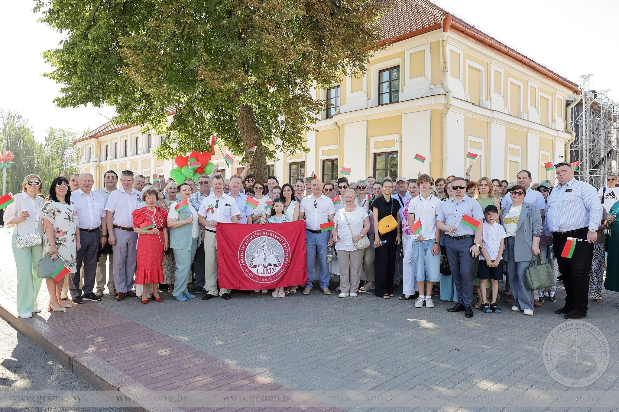 Гродненский государственный медицинский университет принял участие в праздновании Дня Независимости Республики Беларусь