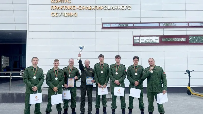 Команда ГрГМУ заняла II место в межвузовской олимпиаде по военной медицине «Полевая выучка»