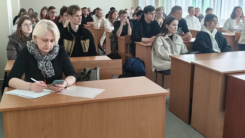 Встреча со студентами в рамках Европейской недели иммунизации