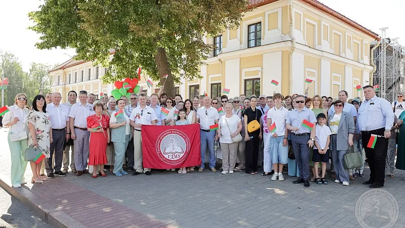 Гродненский государственный медицинский университет принял участие в праздновании Дня Независимости Республики Беларусь