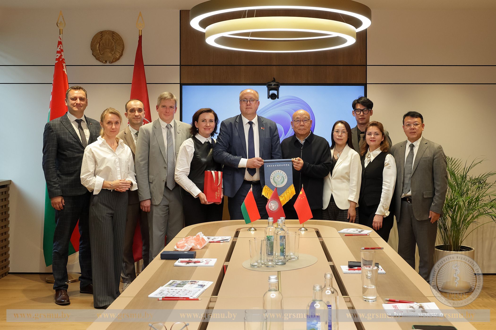 Delegation from Hainan Medical University Visits Grodno State Medical University