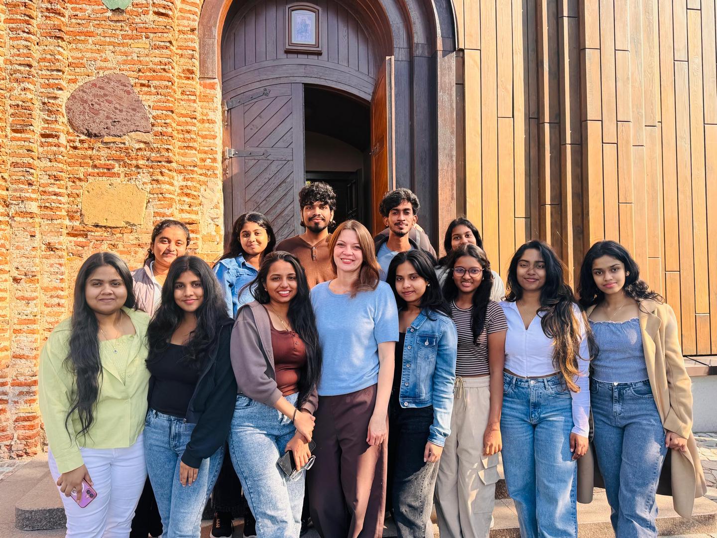 International students at Grodno State Medical University discover historic Grodno