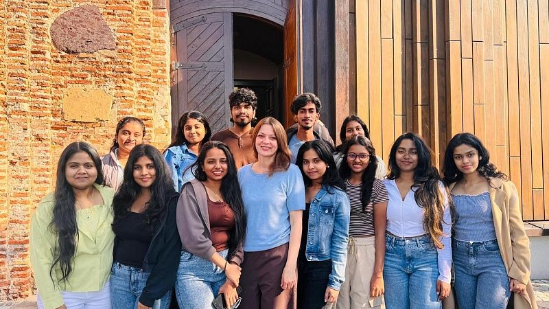 International students at Grodno State Medical University discover historic Grodno
