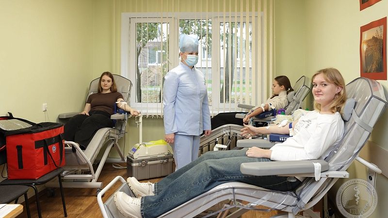 В ГрГМУ проходит неделя донорства